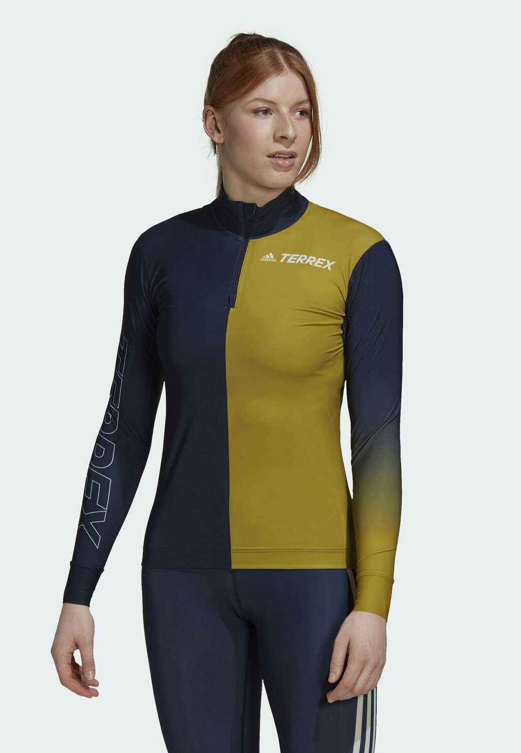 

Рубашка с длинным рукавом Adidas, синий