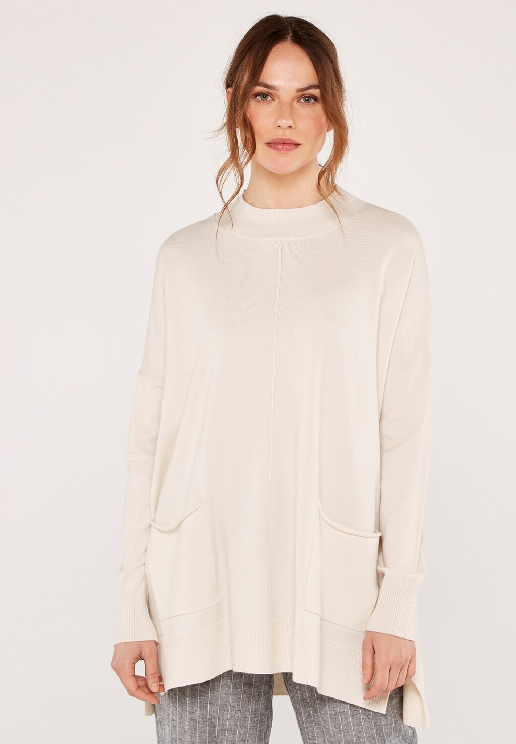 

Свитер Soft Pocket Apricot, цвет stone