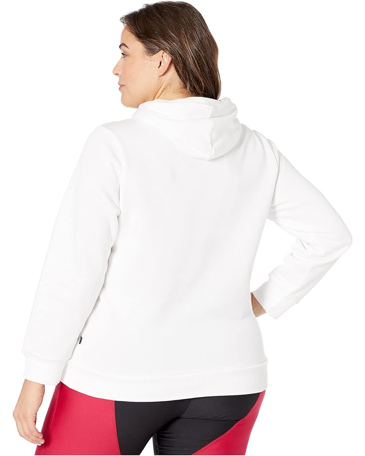 цена Худи PUMA Plus Size Essentials Logo Fleece Hoodie, цвет Puma White