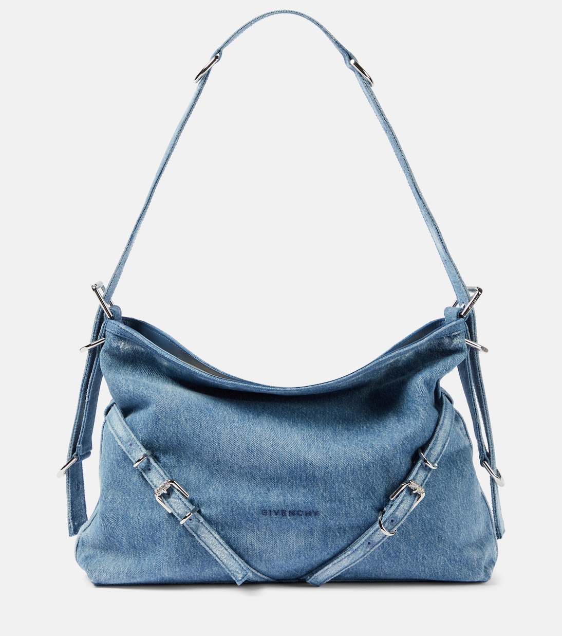 Джинсовая сумка через плечо voyou среднего размера Givenchy, синий