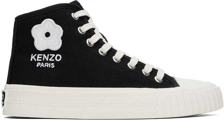 

Черные высокие кеды Paris Foxy Kenzo