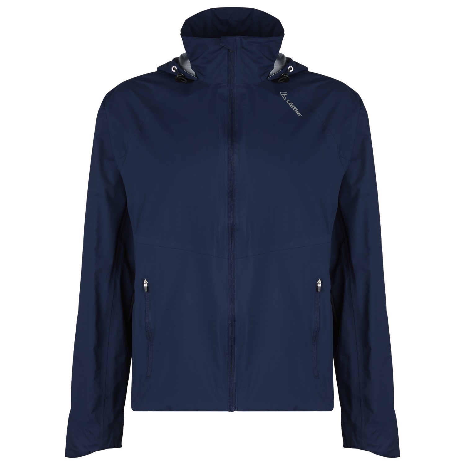 Велосипедная куртка Löffler Jacket with Hood Comfort Fit WPM Pocket, темно синий