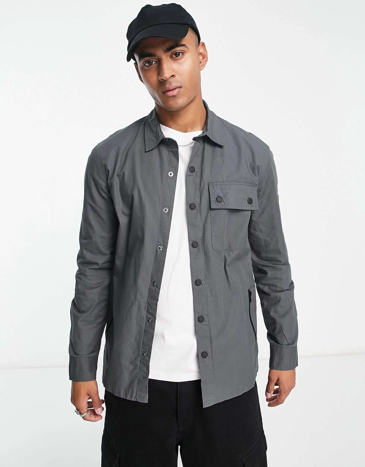 

Серая рубашка Barbour International Bolt