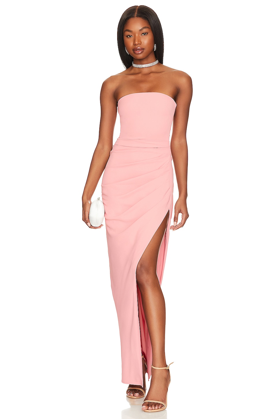 Платье Lovers and Friends Chrisley Gown, цвет Rose Pink