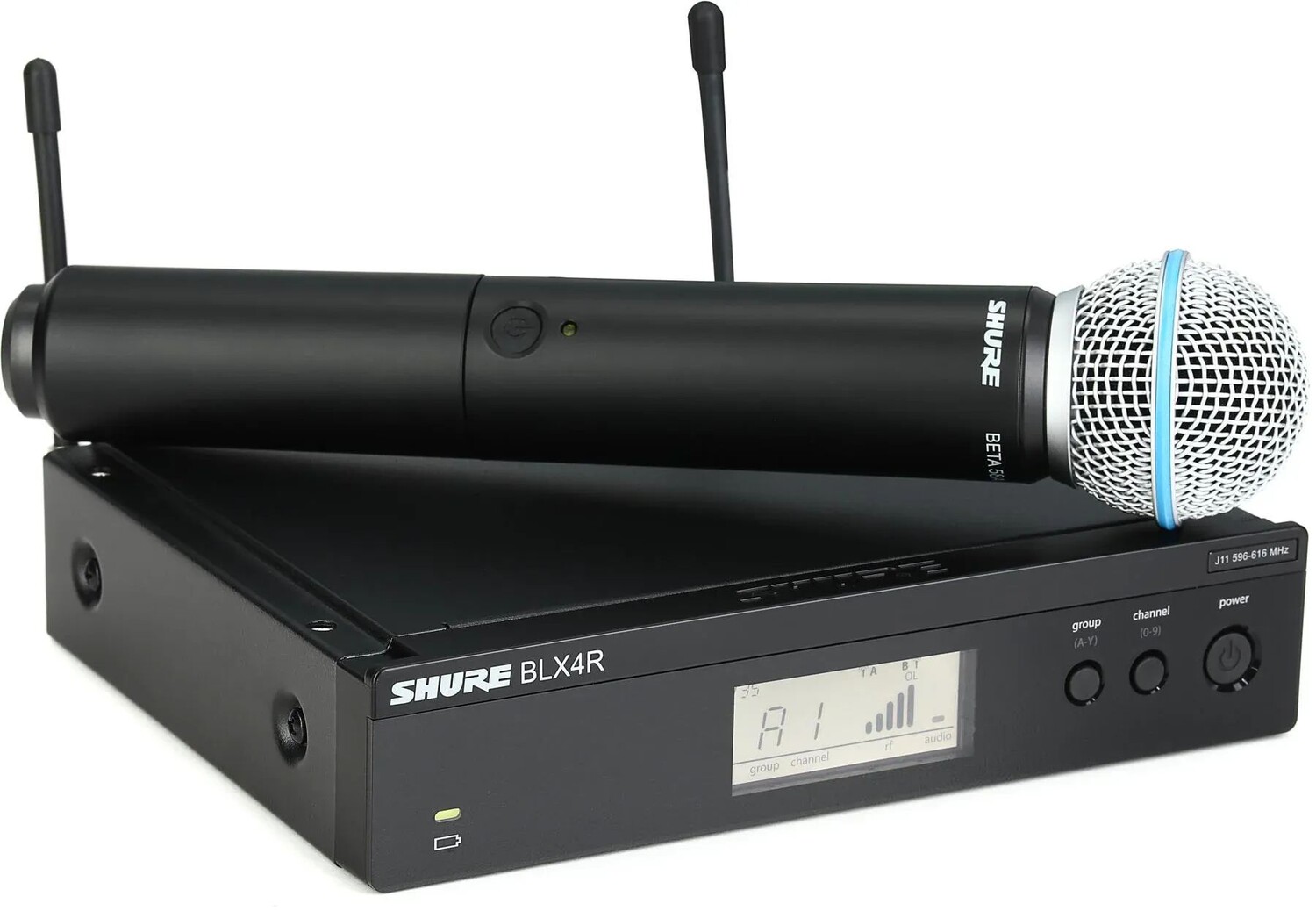 

Беспроводная ручная микрофонная система Shure BLX24R/B58 — диапазон J11