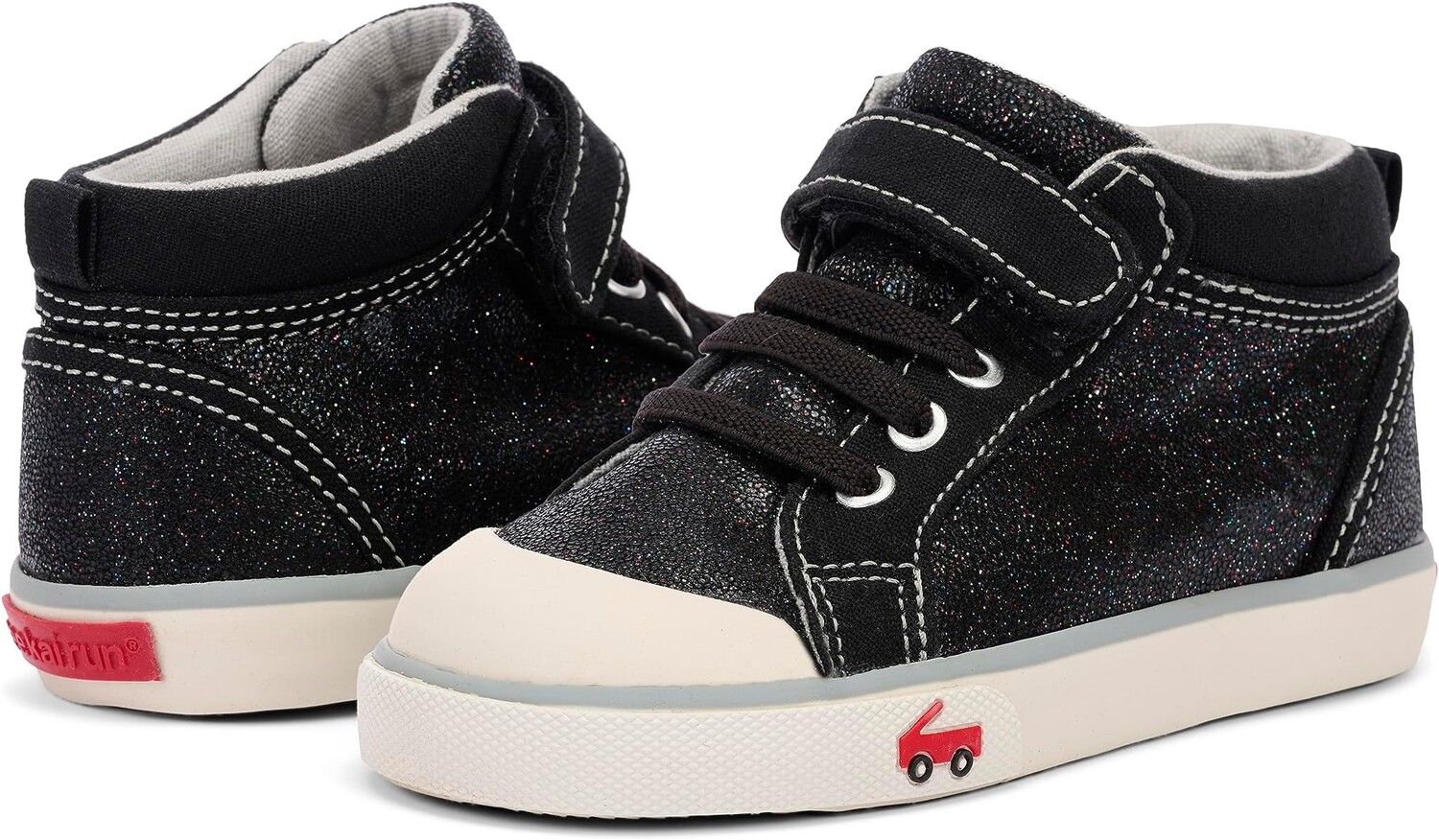

Кроссовки Peyton See Kai Run, цвет Black Glitter Leather