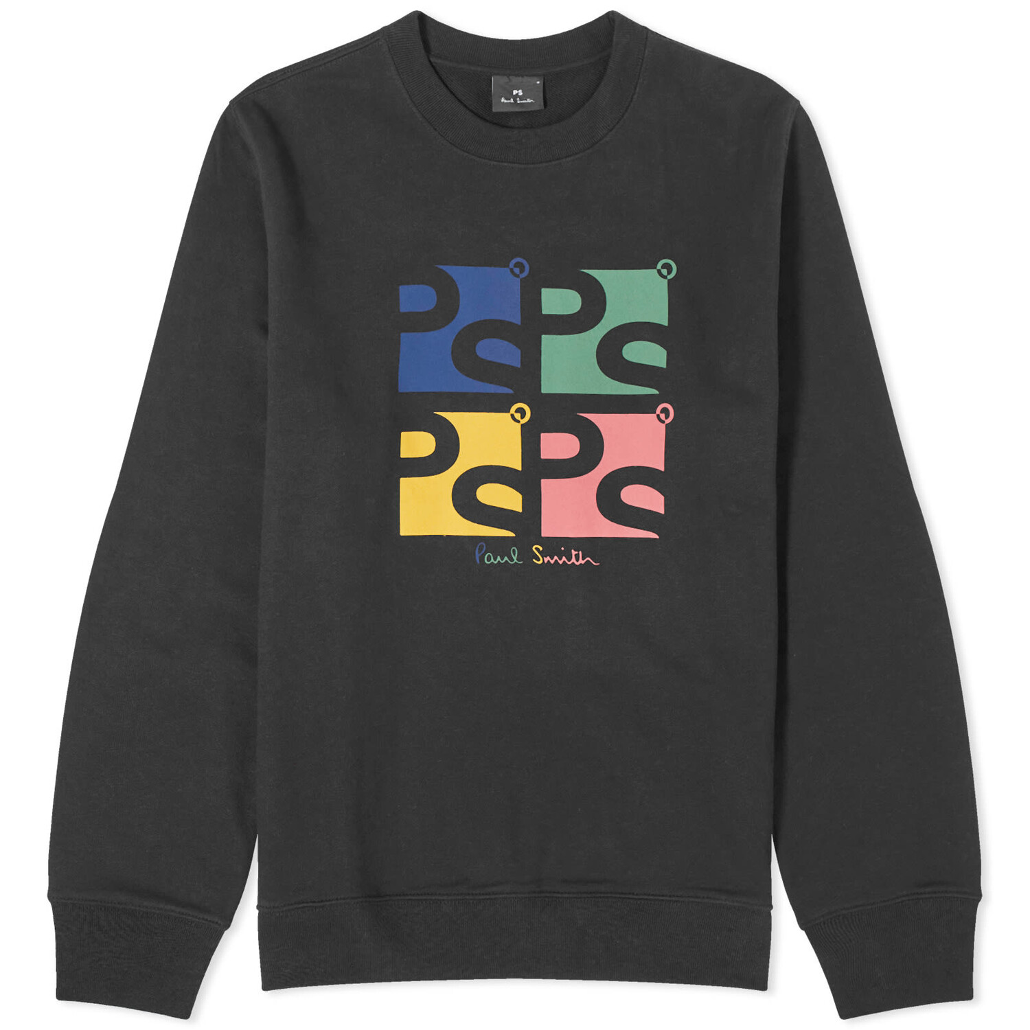 

Толстовка Paul Smith Square Ps Sweatshirt, черный