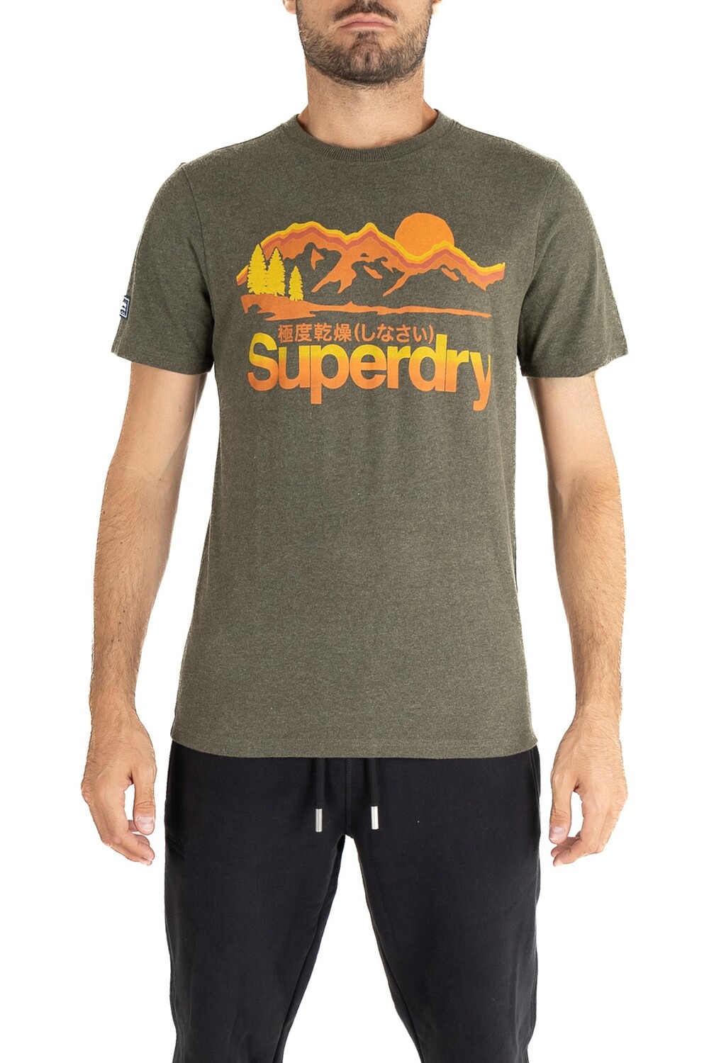 

Футболка Мужская ЗИМА ХАКИ ГРИТ SUPERDRY, белый