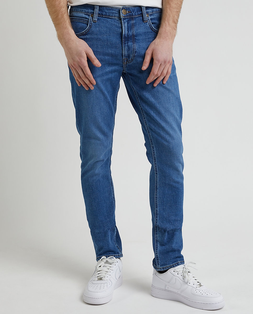Синие мужские джинсы свободного кроя Luke Lee, синий