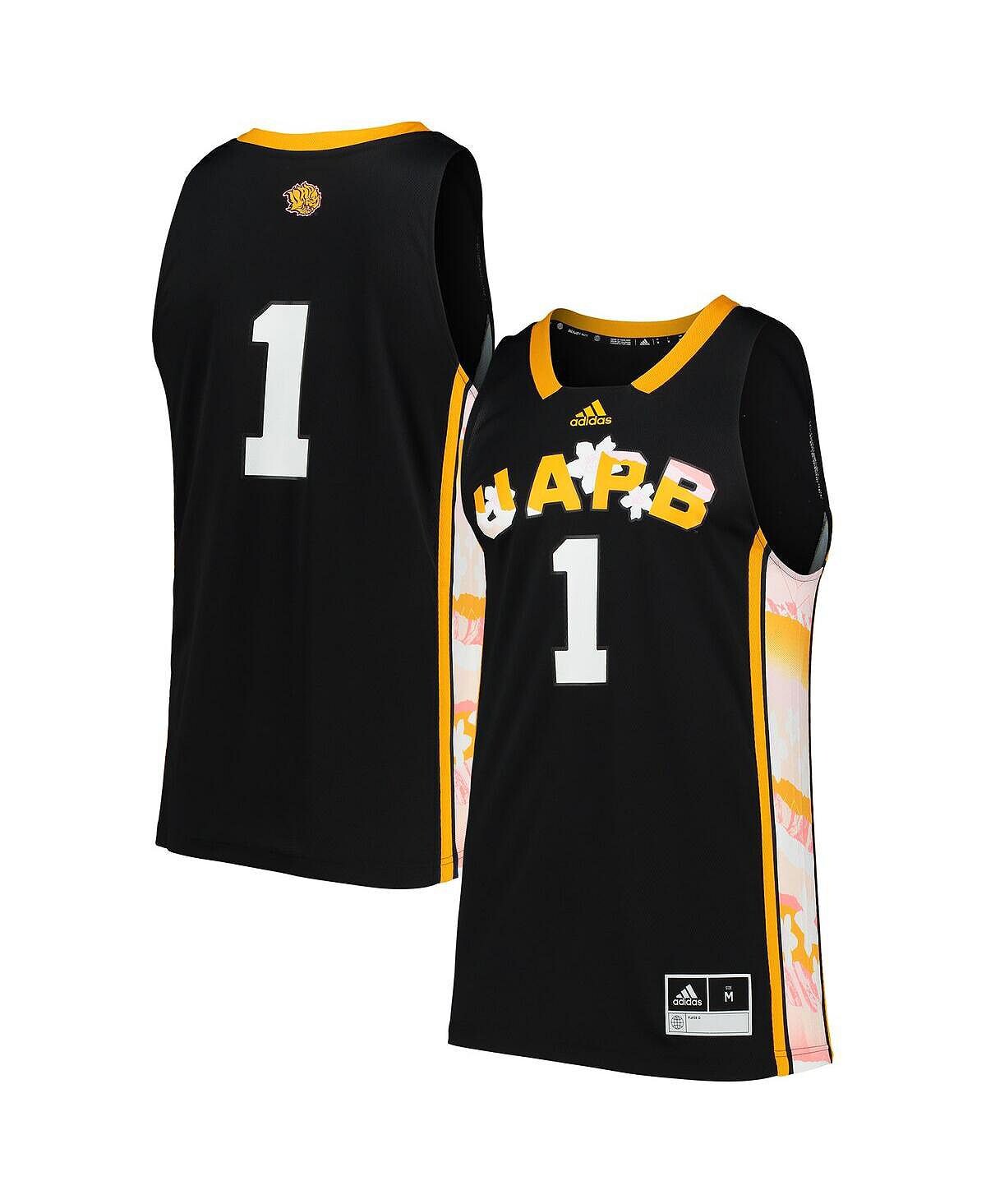 

Мужская черная баскетбольная майка Arkansas Pine Bluff Golden Lions Honoring Black Excellence Replica adidas