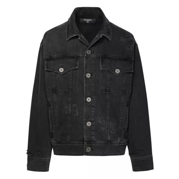 

Джинсы cotton jacket Balmain, черный