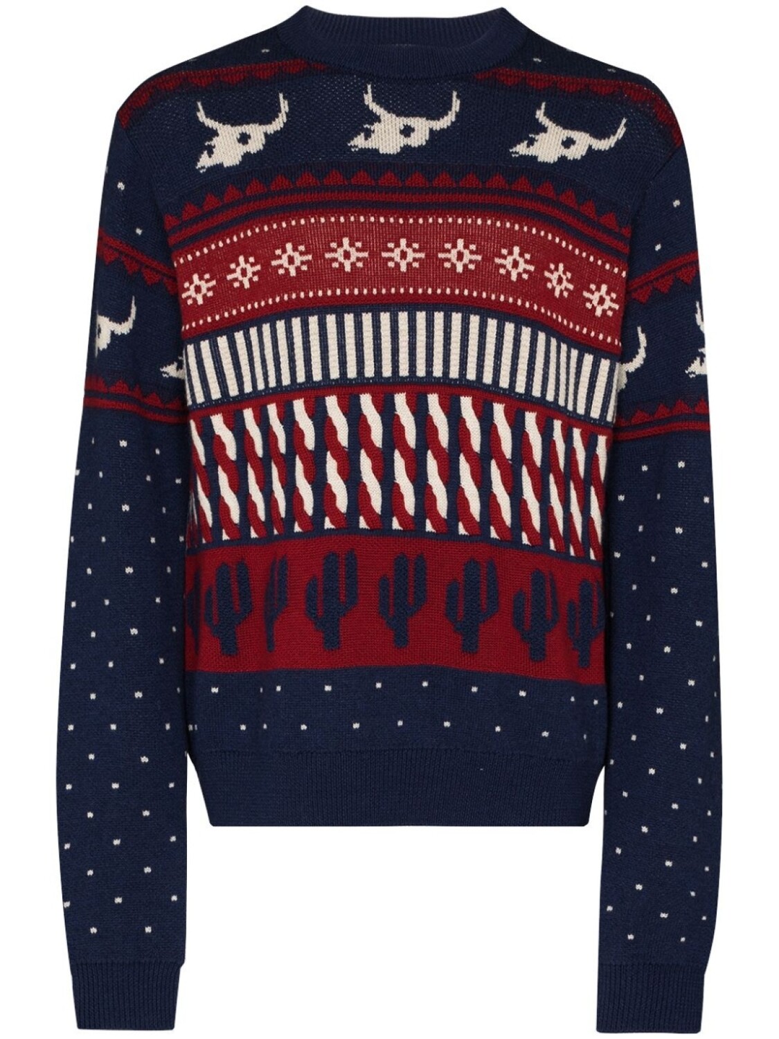 

Джемпер X-Mas Eve с узором Alanui, синий