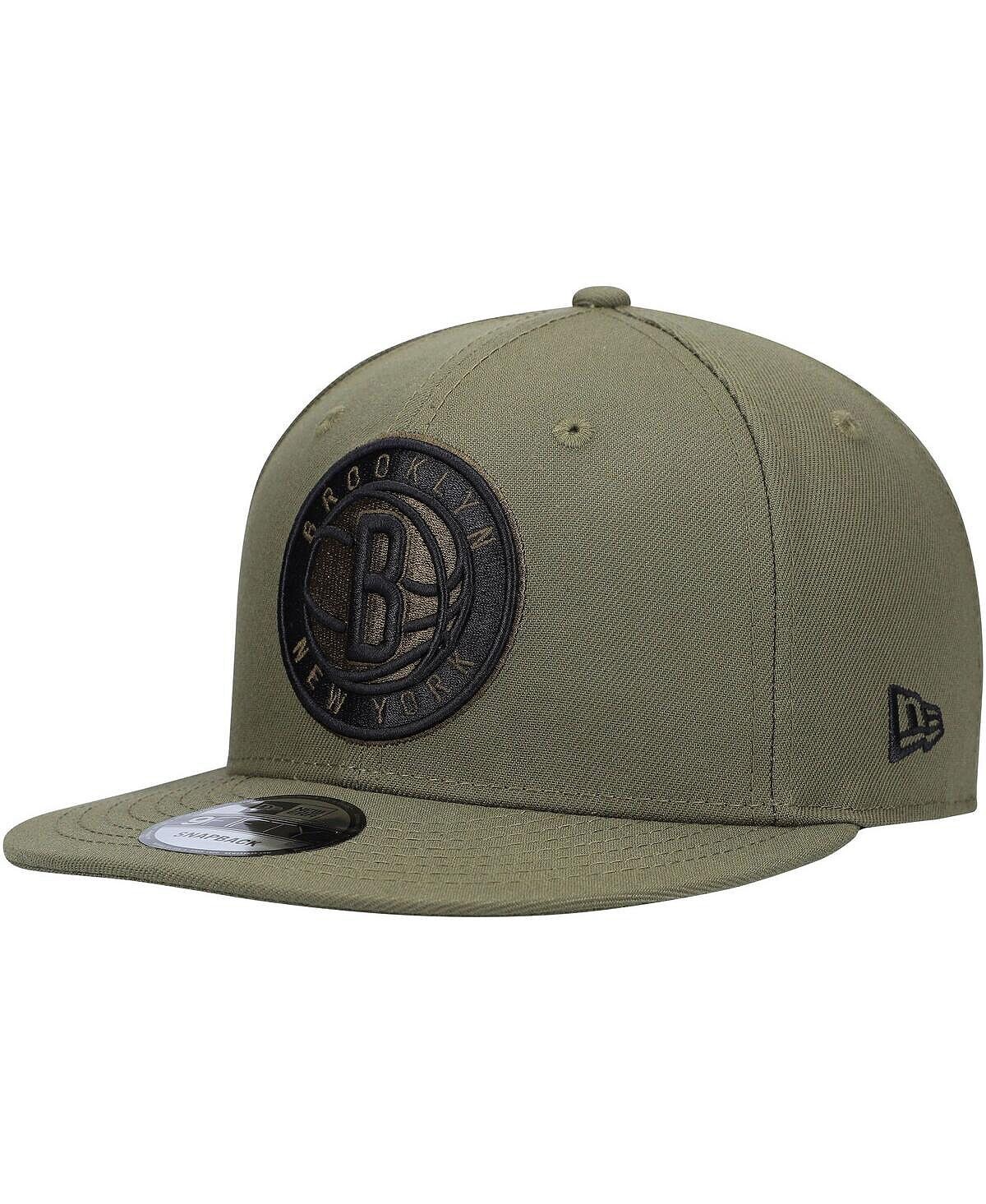 

Мужская оливковая кепка Brooklyn Nets 9FIFTY Snapback New Era