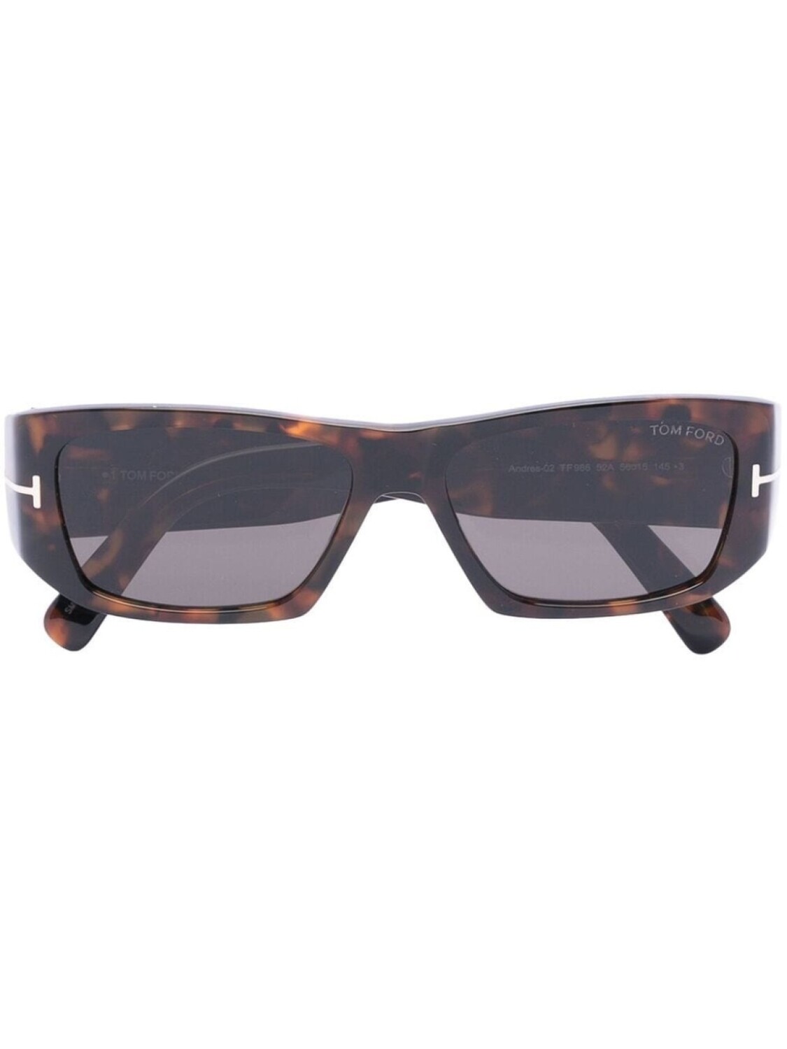 

TOM FORD Eyewear солнцезащитные очки в квадратной оправе, коричневый