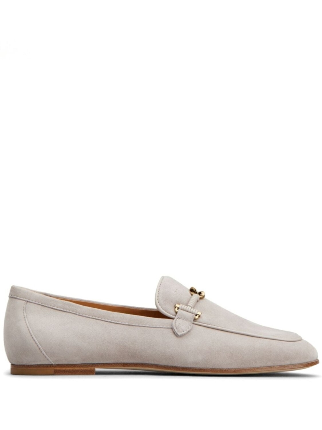 

Tod's лоферы с миндалевидным носком, серый