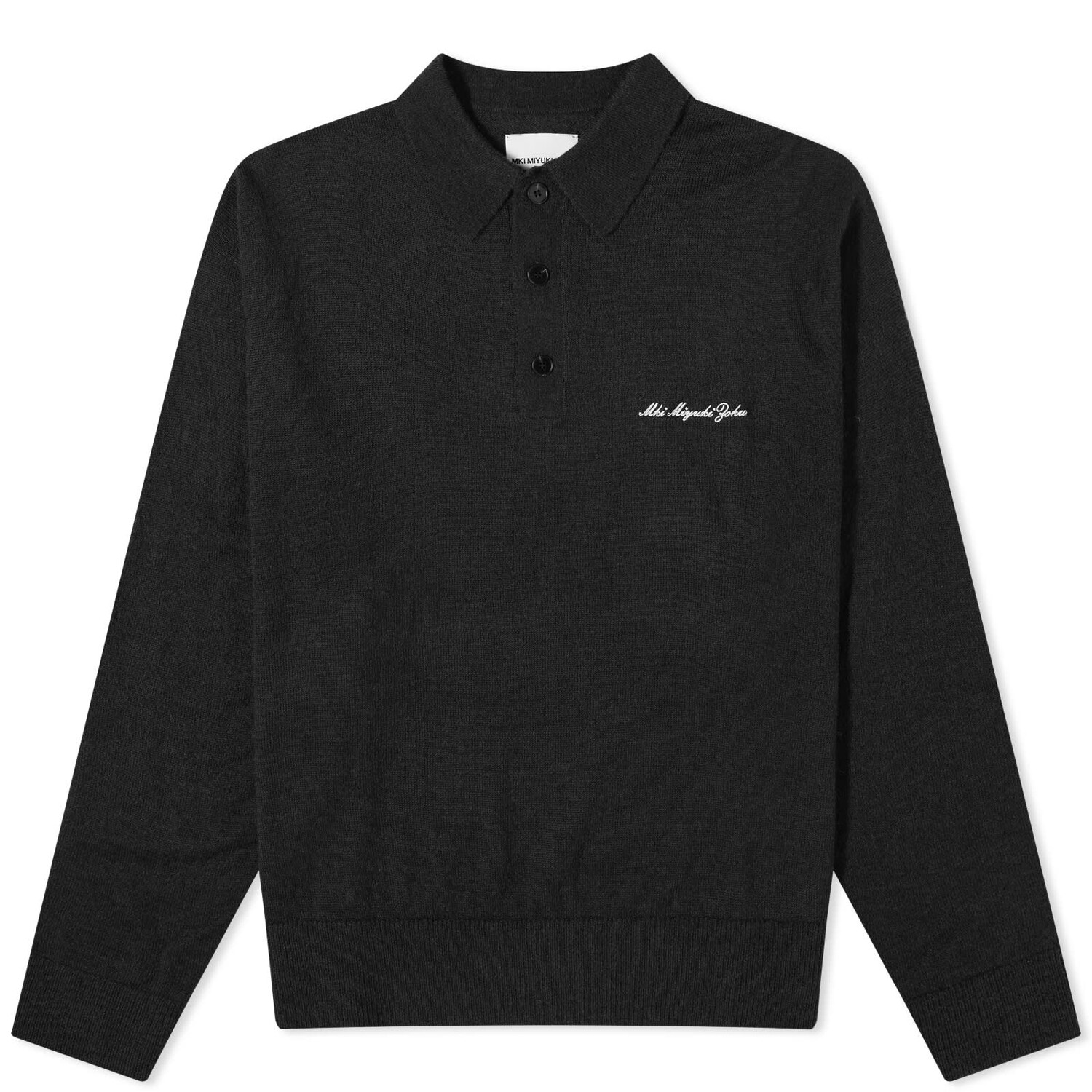 

Поло Mki Long Sleeve Lightweight Mohair, черный