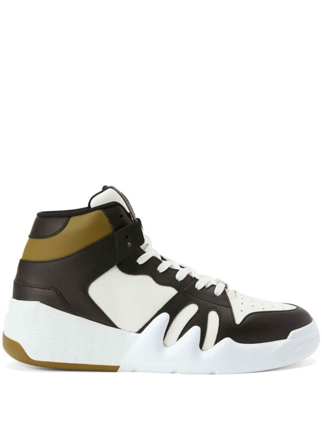 

Кеды Giuseppe Zanotti Talon, хаки/черный/белый, Серый