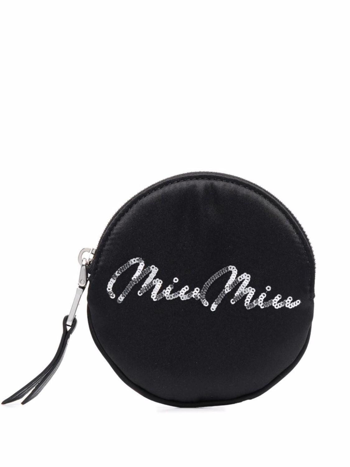 

Miu Miu косметичка с логотипом, черный