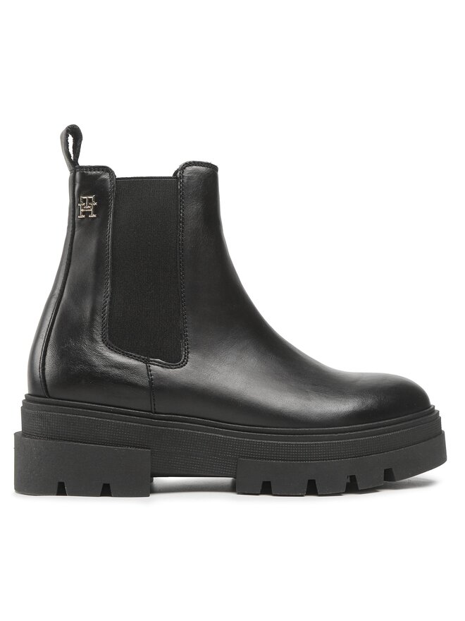 

Ботинки на плоской подошве Monochromatic Chelsea Boot Tommy Hilfiger, черный