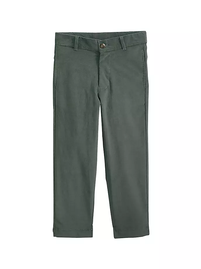 Узкие брюки из твила для маленьких мальчиков и мальчиков Bella Bliss, цвет leaf green