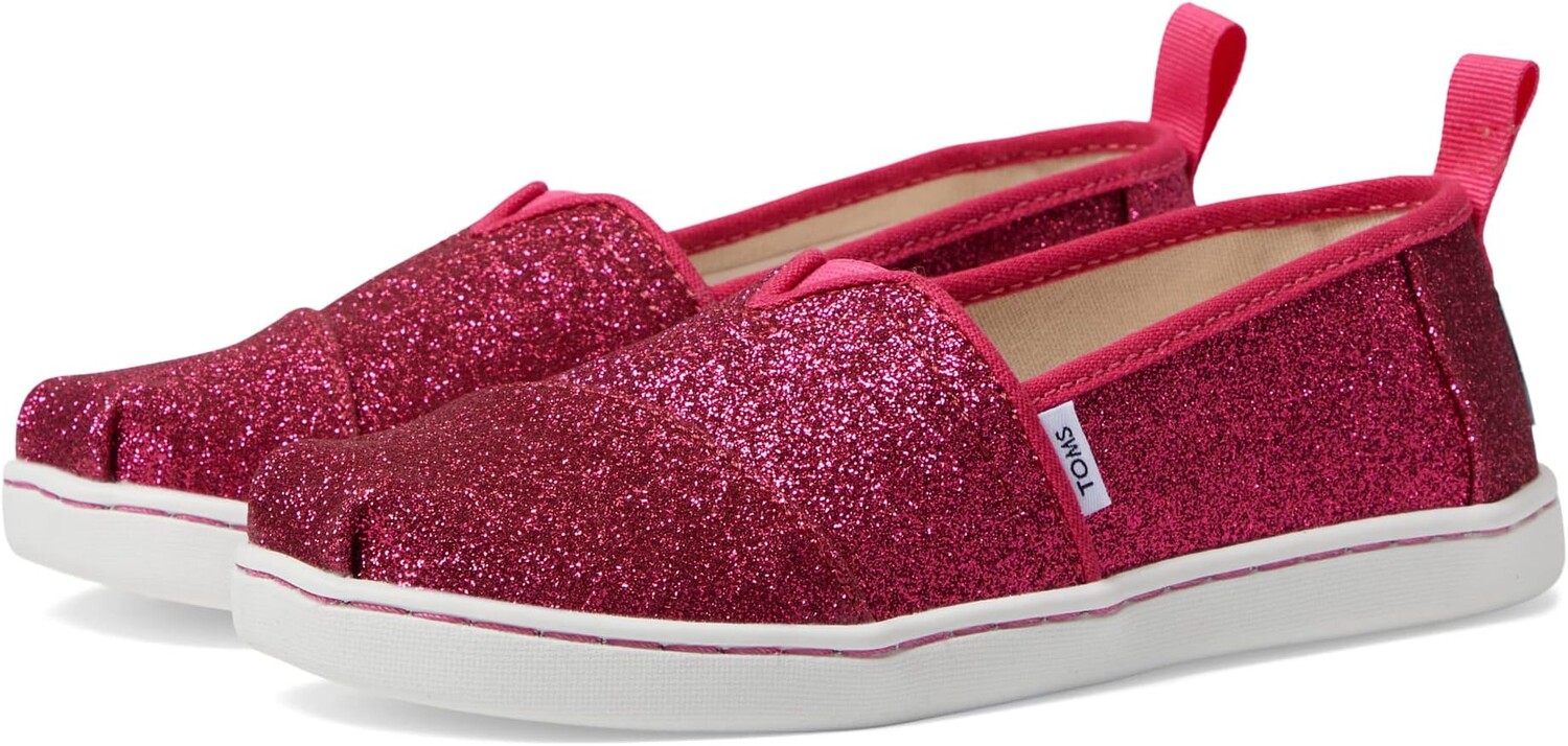 

Лоферы Alpargata Glitter TOMS, темно-розовый