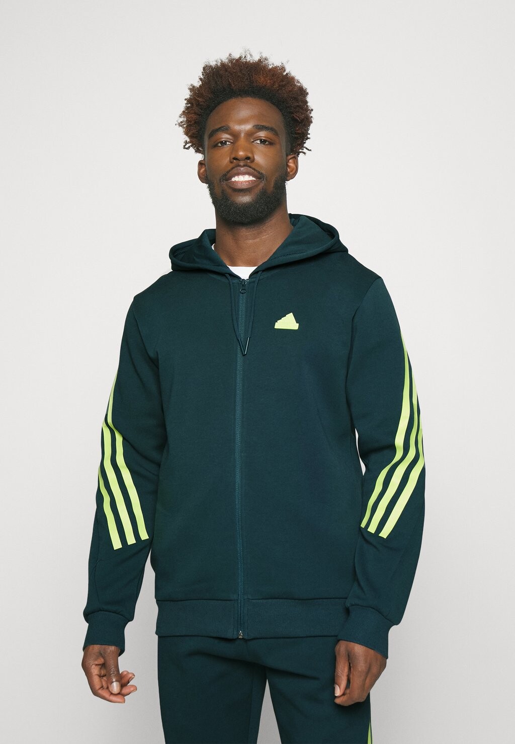 

Толстовка на молнии Adidas Vetoketjullinen College, темно-синий, Зеленый