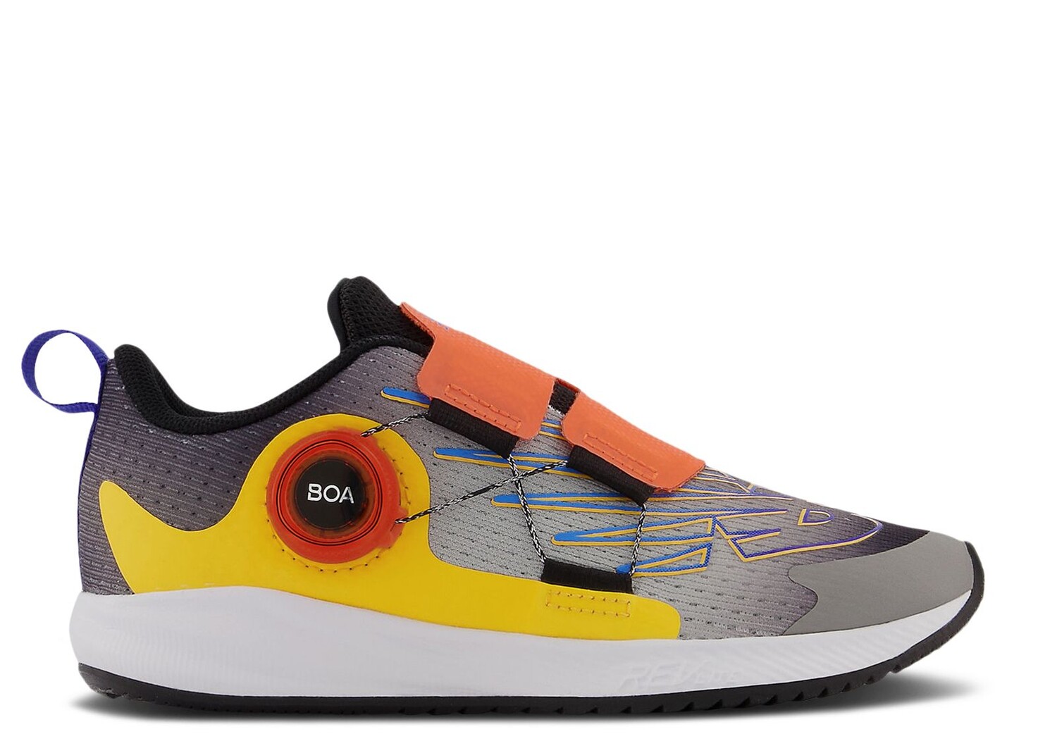 

Кроссовки New Balance Fuelcore Reveal V3 Boa Little Kid Wide 'Black Vibrant Orange', черный