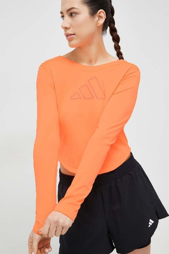

С длинным рукавом Hyperbright Sports Adidas Performance adidas, оранжевый