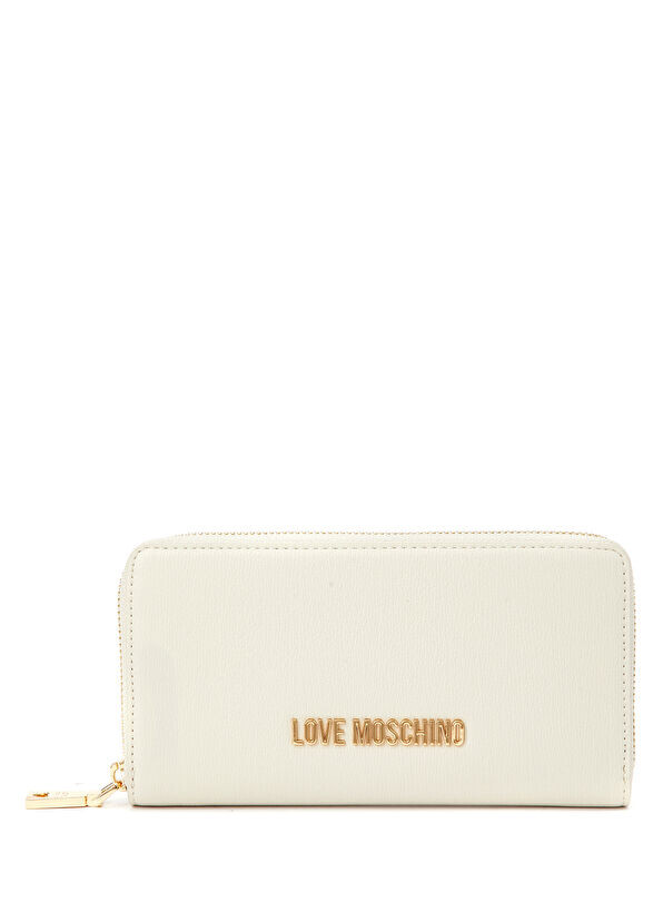 

Женский кошелек с логотипом Love Moschino, бежевый