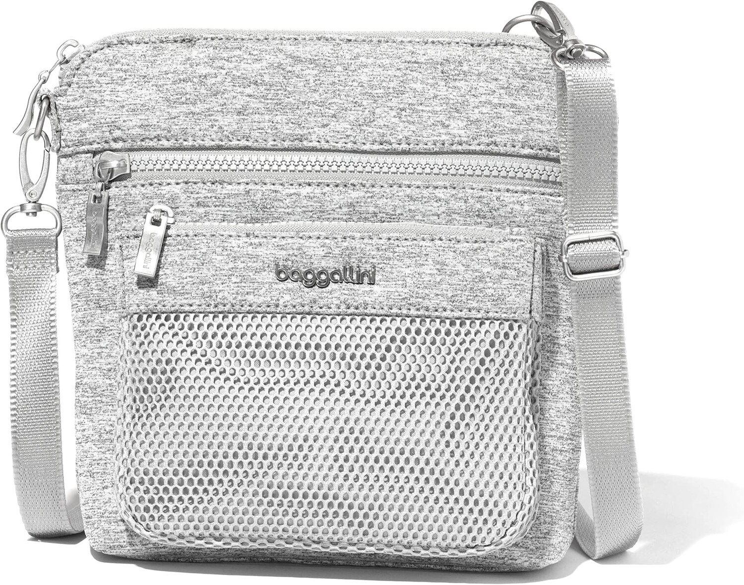 Сумка Modern Pocket Crossbody Baggallini, цвет Heather Grey Neoprene