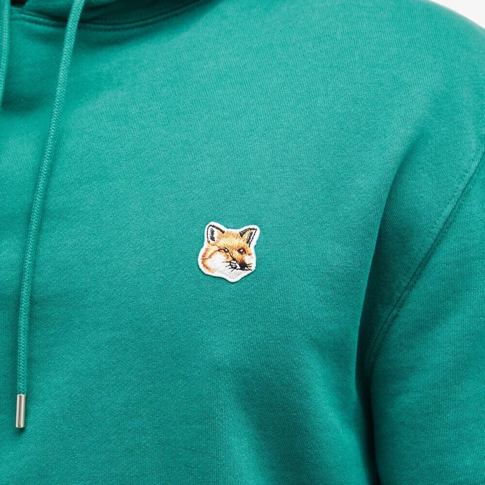 

Maison Kitsune Толстовка с нашивкой в ​​виде головы лисы, зеленый