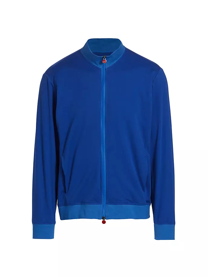 цена Трикотажная спортивная куртка One на молнии Kiton, синий