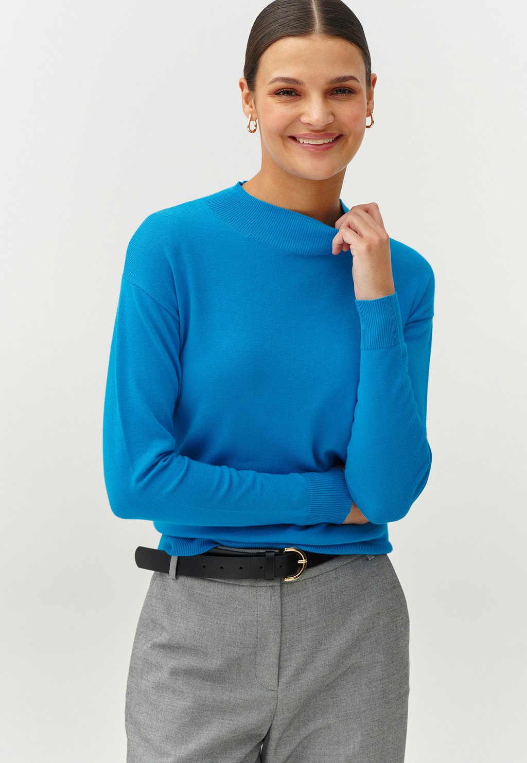 Вязаный свитер TATUUM, цвет blue фото