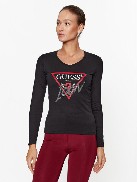 

Узкая блузка Guess, черный