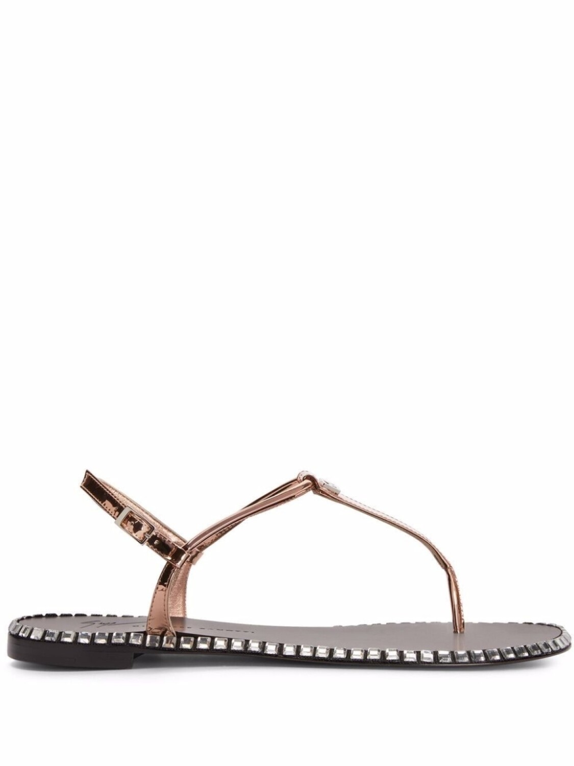 

Giuseppe Zanotti сандалии Bellatriks с заклепками, розовый