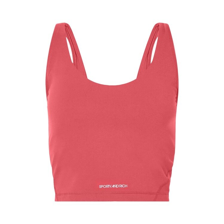 

Топ Sporty & Rich Compression Cropped Tank 'Hibiscus', розовый