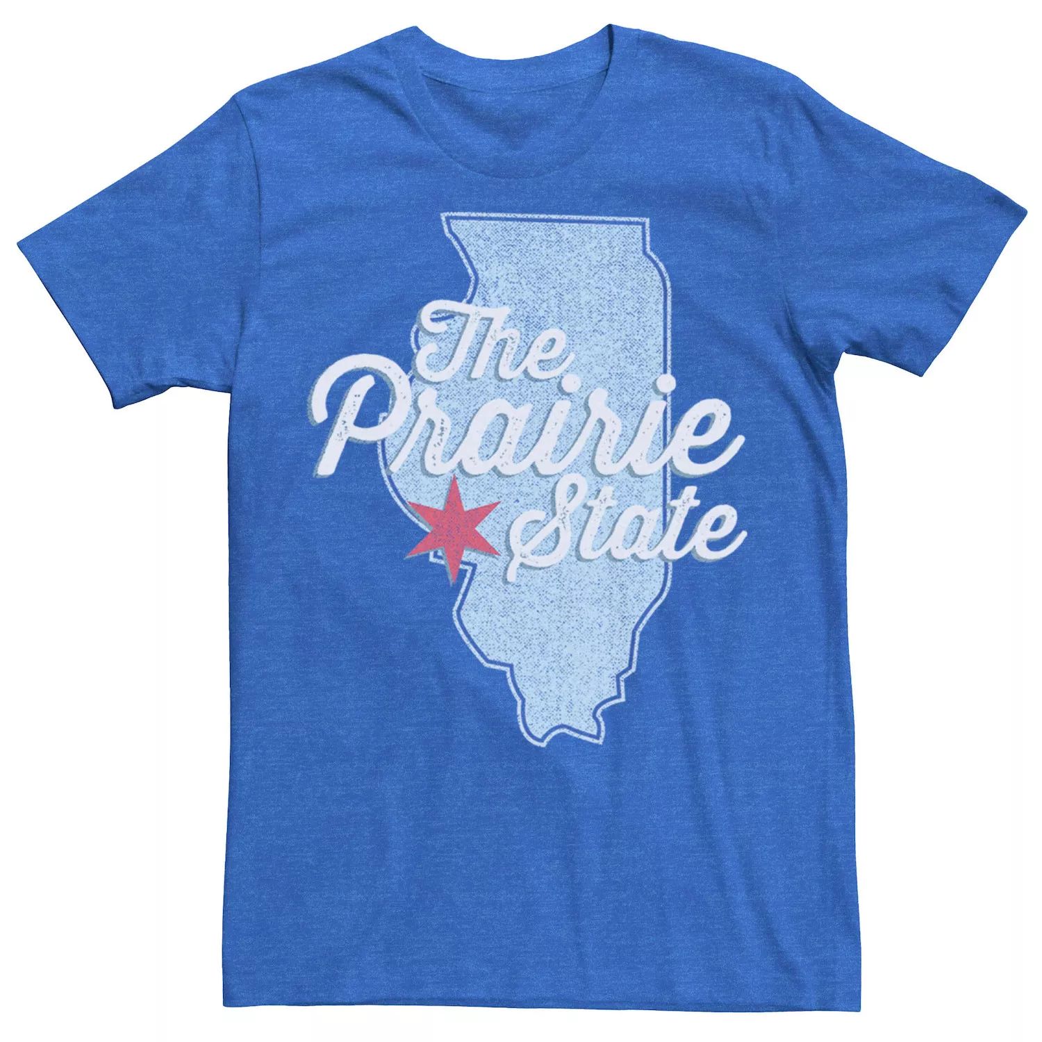 Мужская винтажная футболка The Prairie State Illinois State Pride Licensed Character