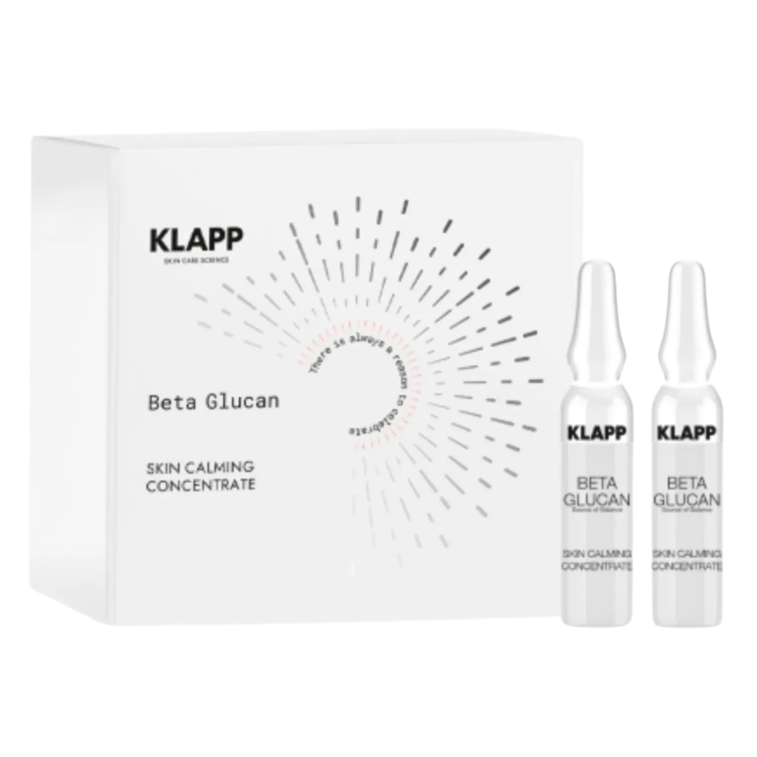 

Успокаивающие ампулы для лица Klapp Beta Glucan, 2х2 мл/1 упаковка