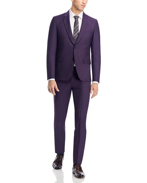 

Soho Wool &; Костюм очень узкого кроя из мохера Paul Smith, цвет Purple
