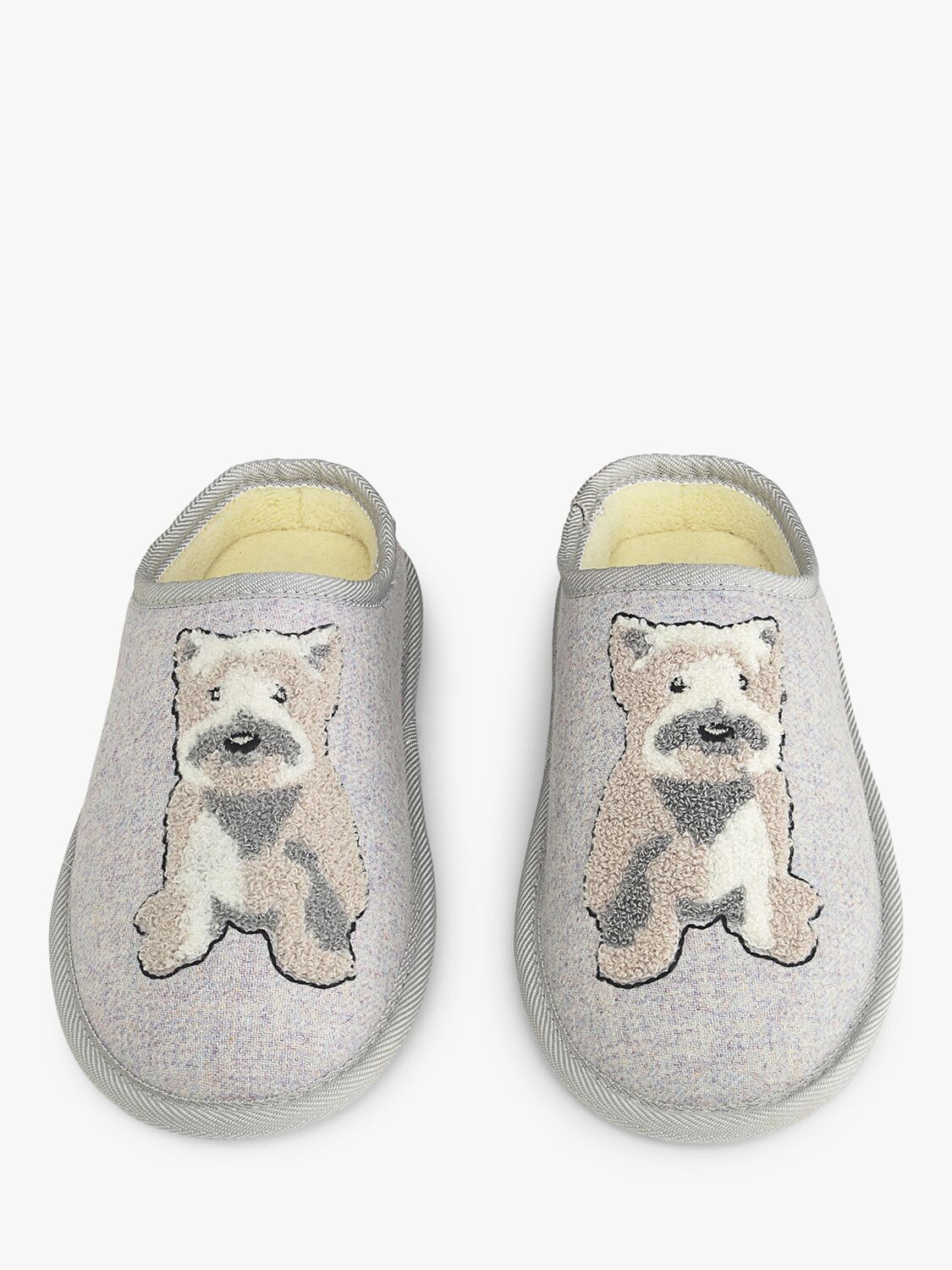 

Флора Тапочки-мулы The Westie Radley, пудрово-голубой