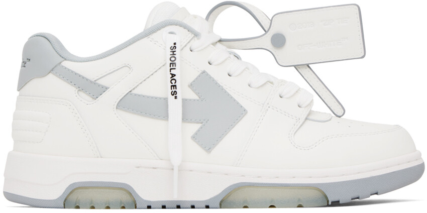 

Белые кроссовки Out Office Off-White, цвет White/Grey