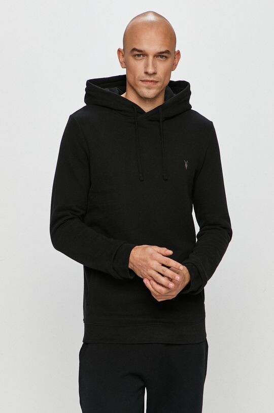 

Толстовка с капюшоном Raven OTH AllSaints, черный