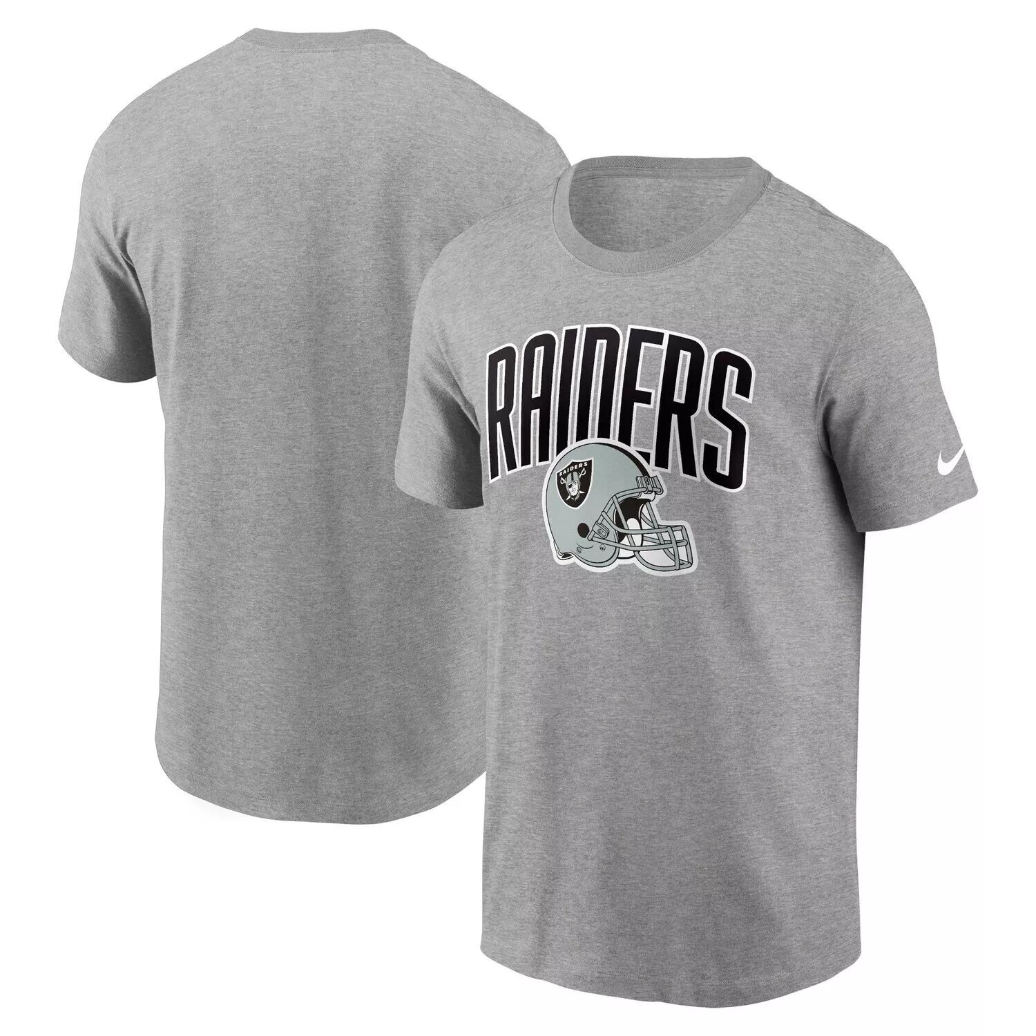 

Мужская серая спортивная футболка с принтом Las Vegas Raiders Team Nike, Серый