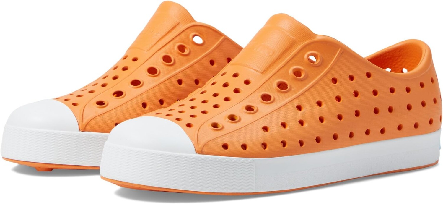 

Кроссовки Jefferson Slip-on Sneakers Native Shoes Kids, цвет Apricot Orange/Shell White