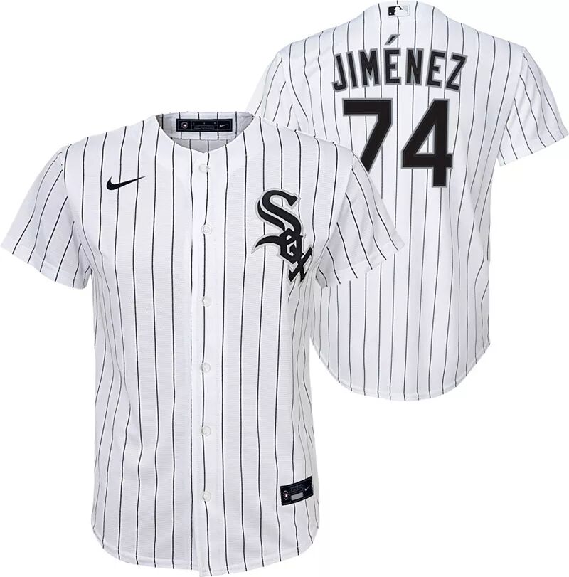 

Nike Youth Chicago White Sox Элой Хименес #74 Белая крутая базовая майка