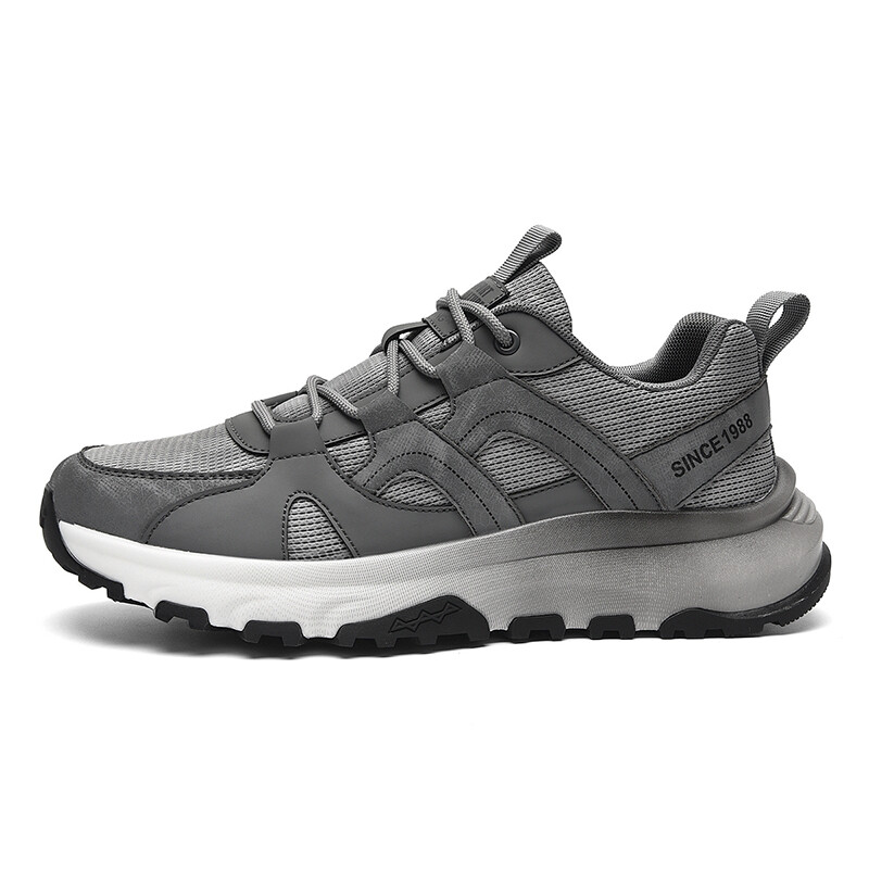 

Кроссовки мужские толстые низкие Aokang, цвет Grey - Sports shoe size