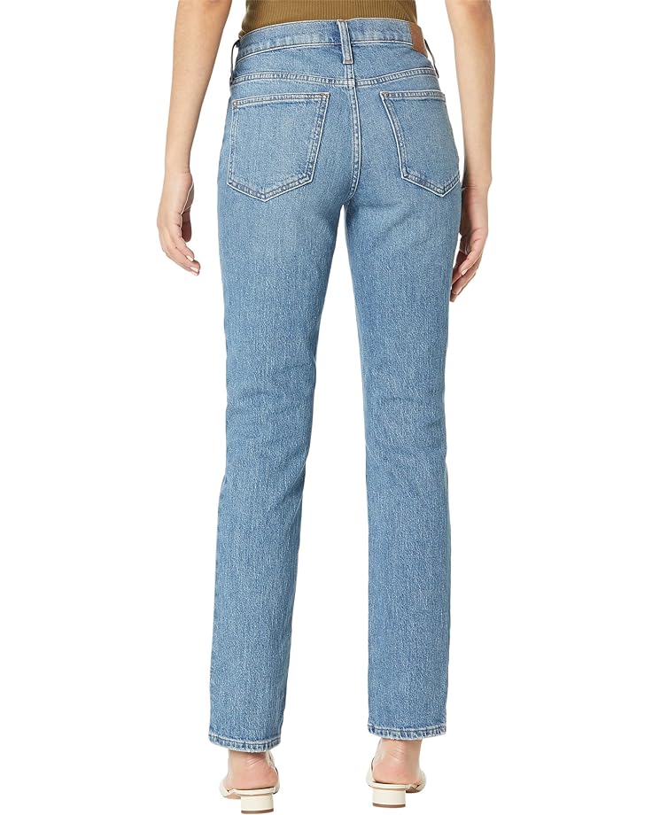 Джинсы Madewell The Tall Mid-Rise Perfect Vintage Jean in Ainsdale Wash: Knee-Rip Edition, цвет Ainsdale Wash