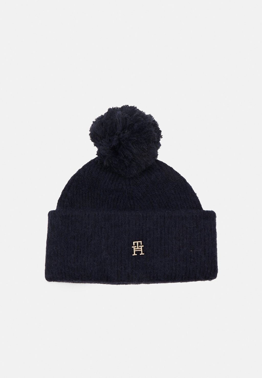 

Шапка Tommy Hilfiger ВЕЧЕРНЯЯ шапка с помпоном, цвет space blue