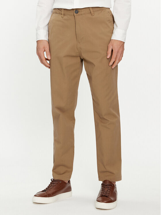 

Узкие зауженные брюки Selected Homme, коричневый