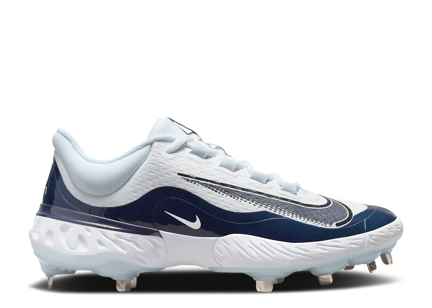 

Кроссовки Nike Alpha Huarache Elite 4 Low Tb 'White College Navy', белый, Белый;серый